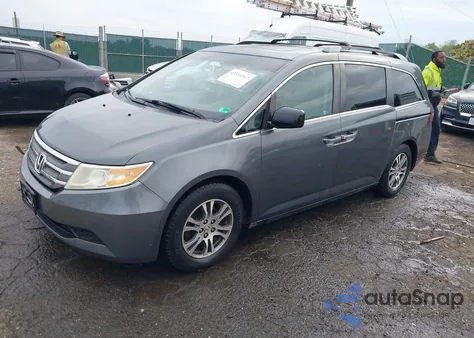 2011 Honda Odyssey Ex-L из США, поврежденный, VIN 5FNRL5H66BB059207